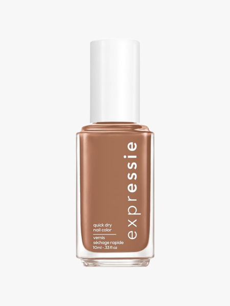 essie expressie in never skip a beat bottle on off white background