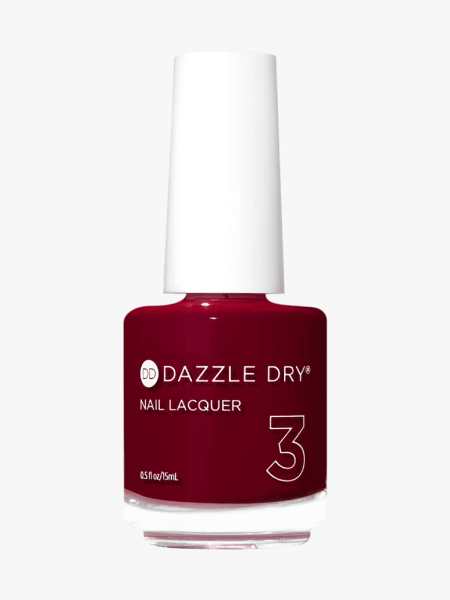 Dazzle Dry Fast Track Cherry in branded component on a light gray background